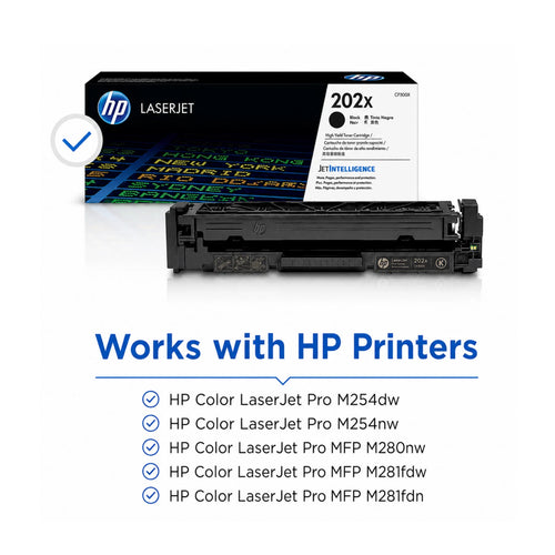Genuine HP 202X Toner 4 Pack High Yield CMYK CF500X CF501X CF502X CF503X