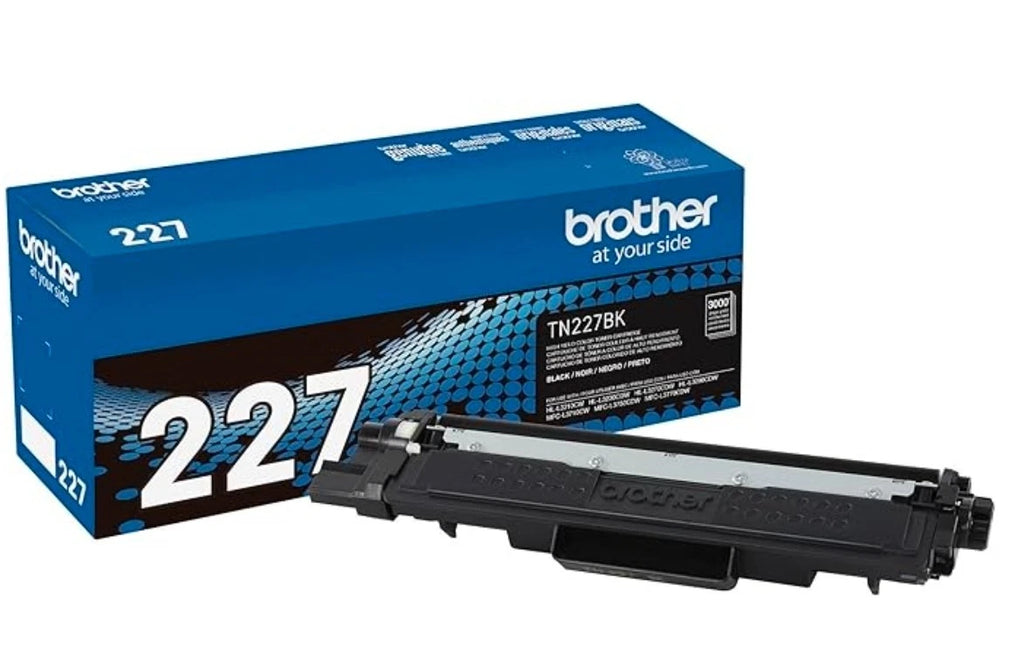 Brother TN227 Genuine OEM Toner 4 Pack High Yield Black Cyan Magenta Yellow